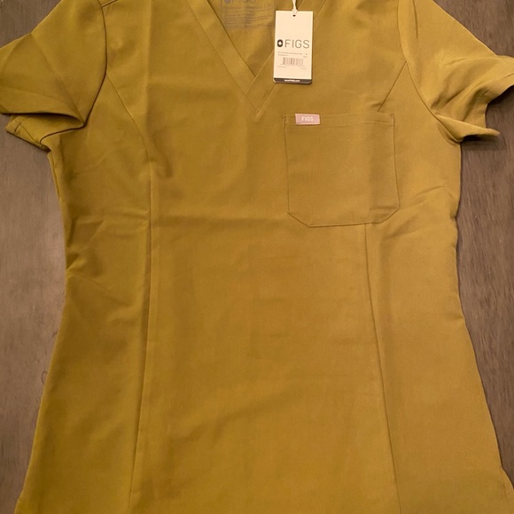 Figs Slim Catarina Martini Olive Size SMALL - Picture 3 of 3